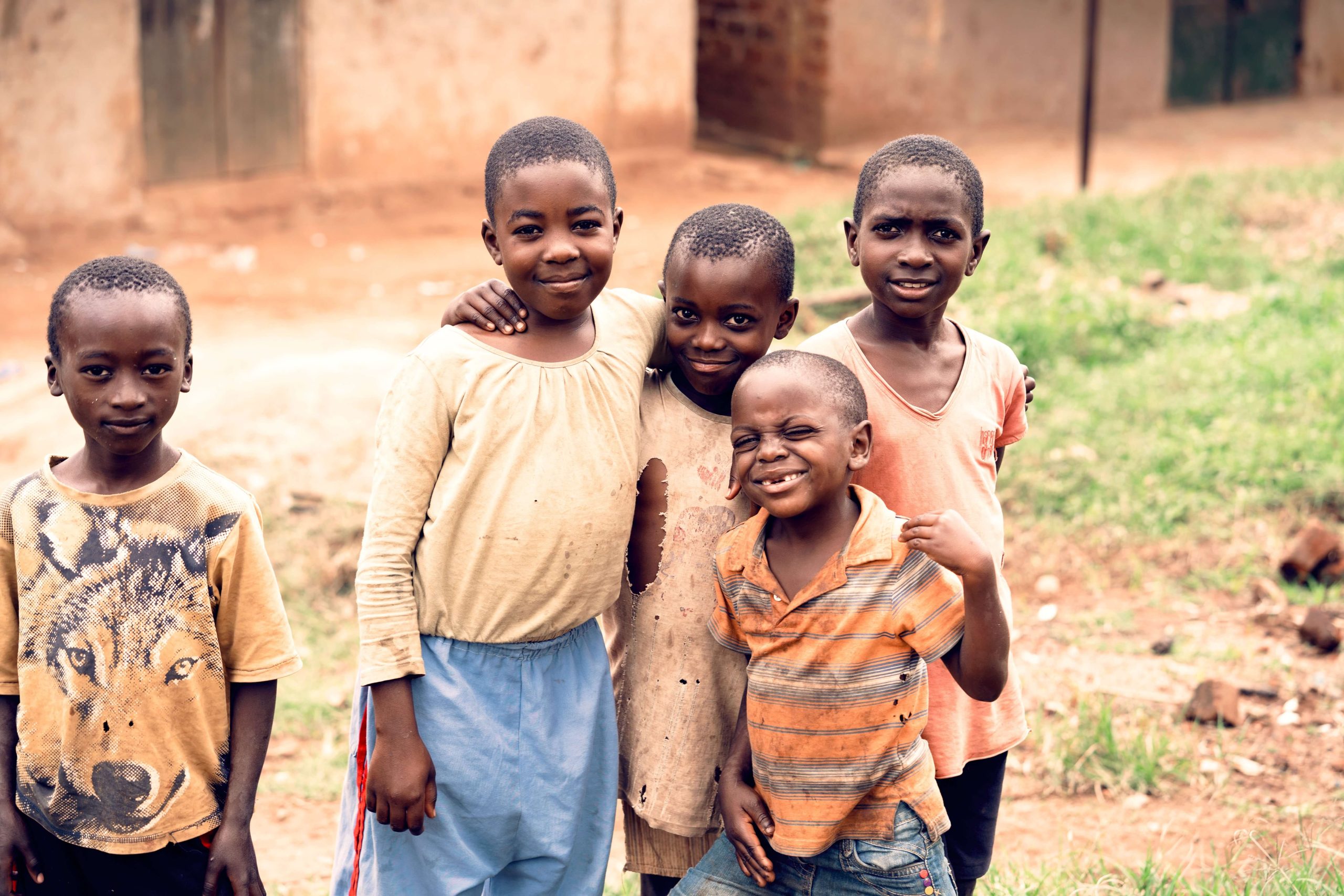 Enfants défavorisés d'afriques